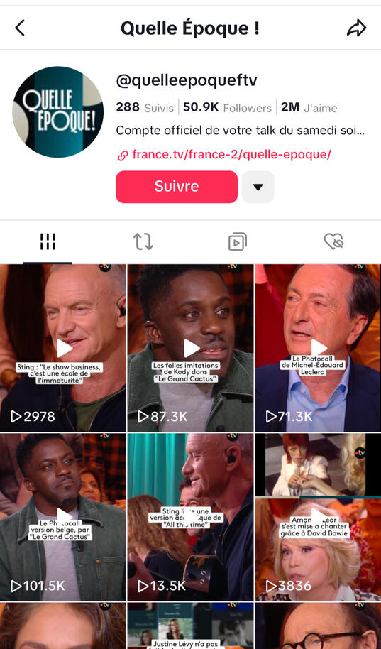Quelle Epoque! TikTok