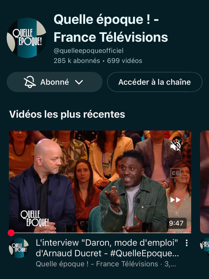 Quelle Epoque ! YouTube