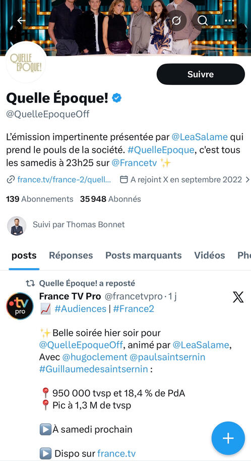 Quelle Epoque! X
