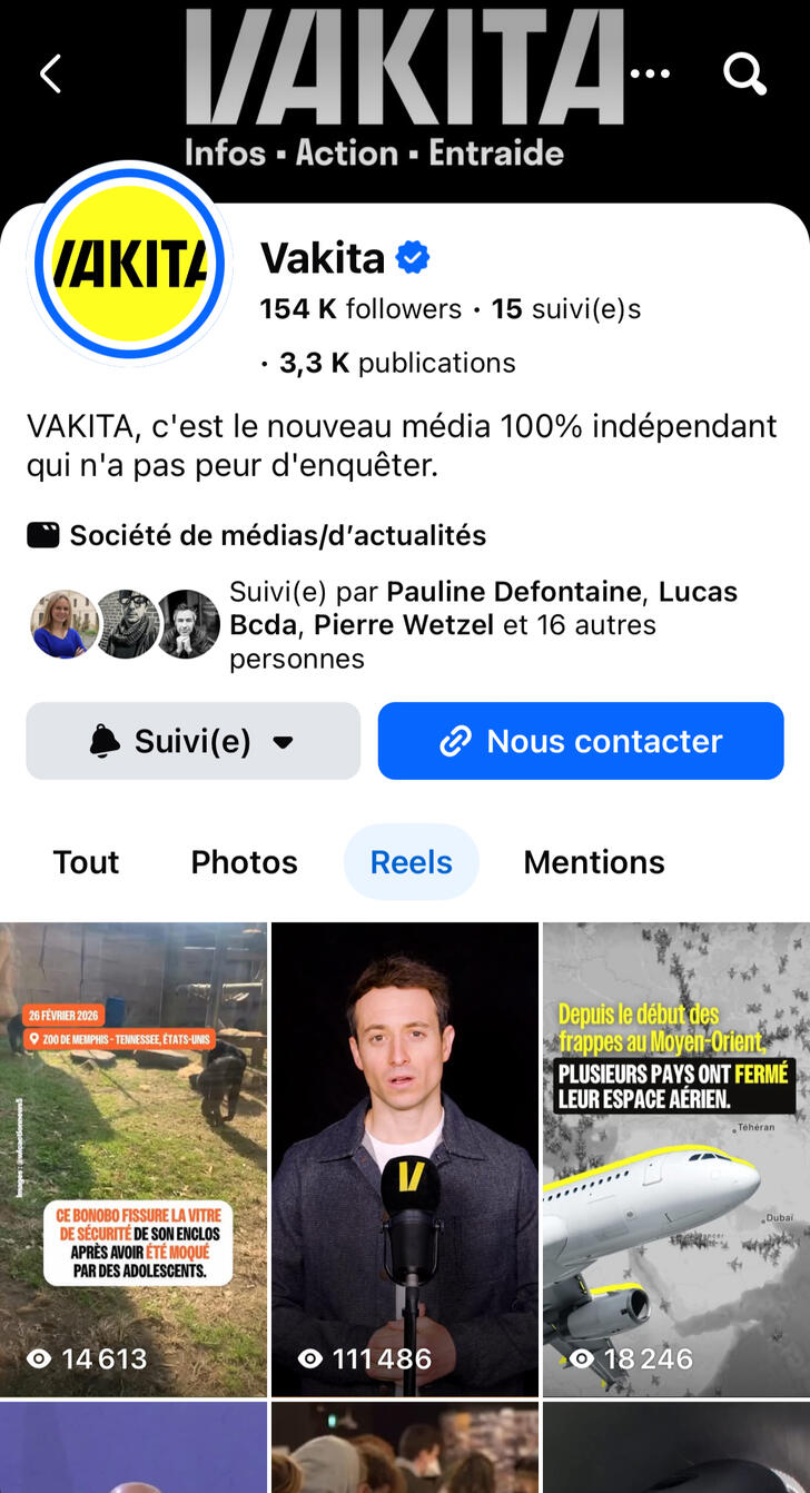 Vakita Facebook
